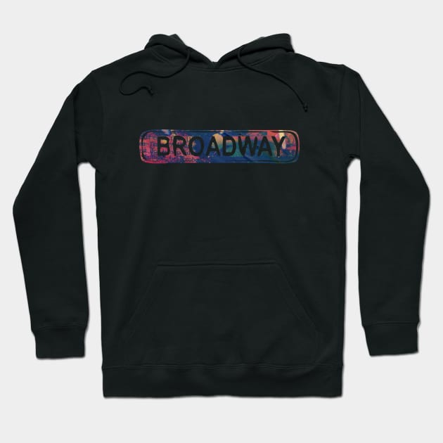 new york broadway new york fifth avenue wall street time square Hoodie by BoogieCreates